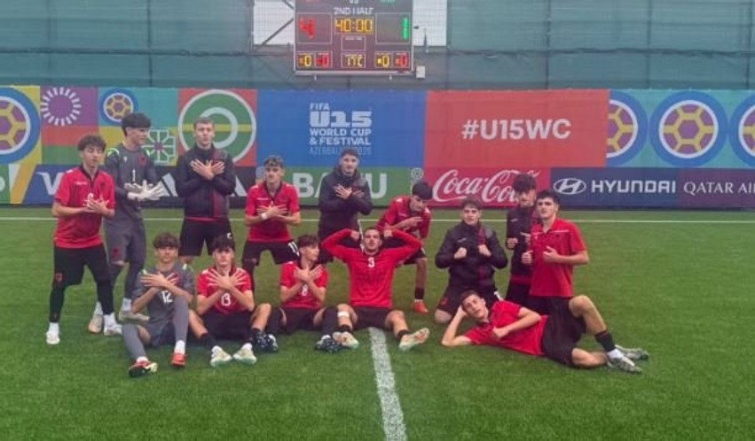 Formë e shkëlqyer në Azerbajxhan: Shqipëria U-15 shkëlqen sërish dhe mposht Mauritaninë