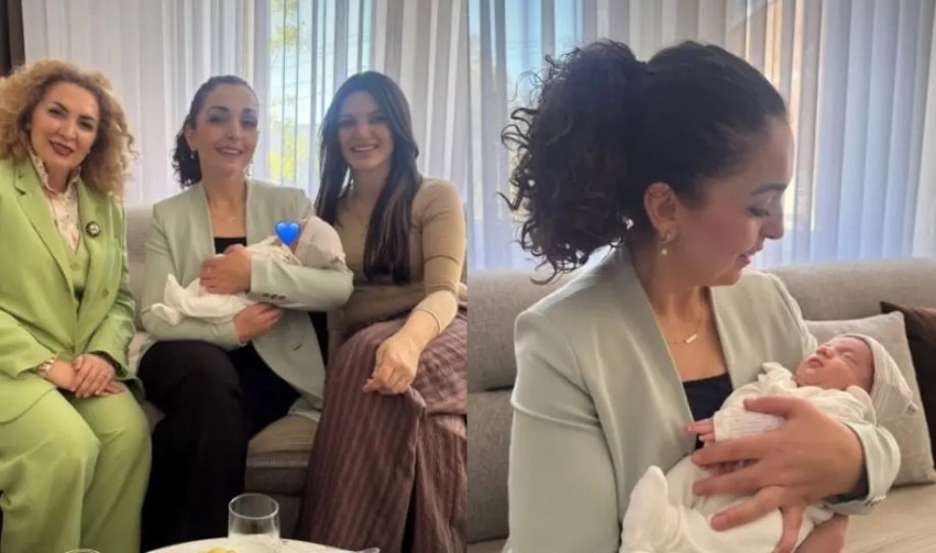 Gëzim në familjen e ish-deputetes: Vjosa Osmani dhe Albena Reshitaj vizitojnë Jeta Statovcin pas lindjes së djalit