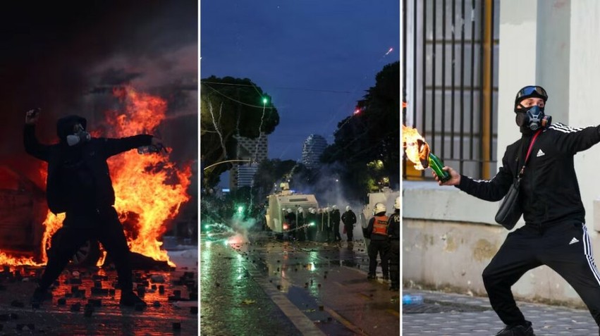 Vala e shtatë e protestave në Tiranë/ Tensionet kulmojnë, ja çfarë paralajmërohet mbrëmjen e sotme