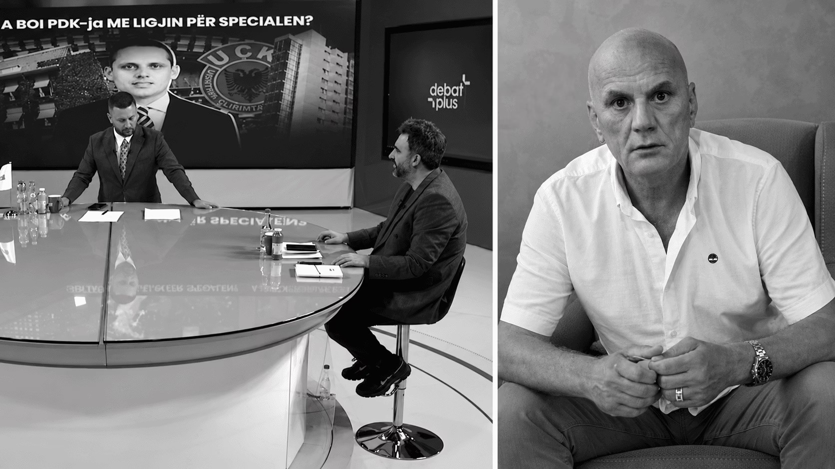 Situatë e tensionuar jashtë studios: Gani Geci afrohet te RTV Dukagjini pas përplasjes me gazetarin