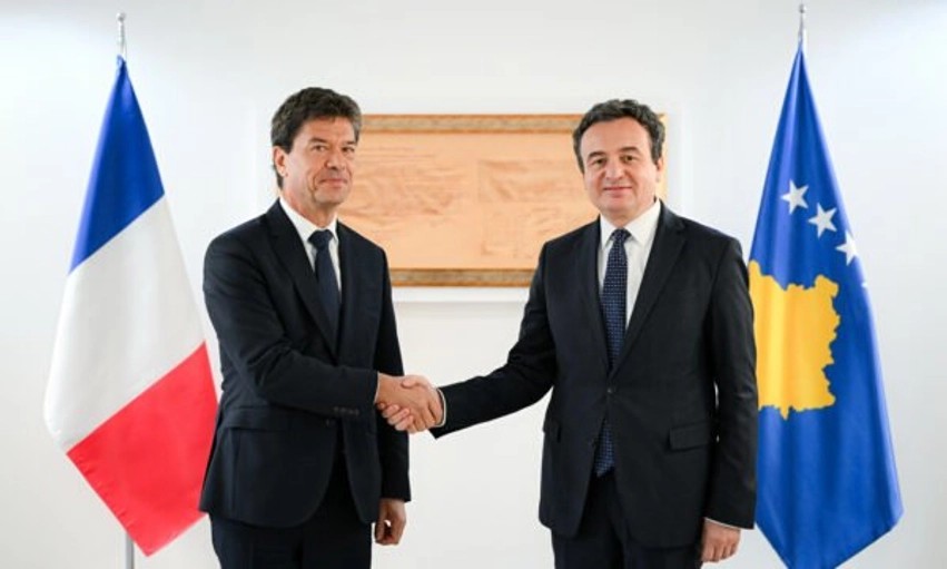 Kryeministri Kurti i uron mirëseardhjen diplomatit të ri francez, Jean-François Huchet