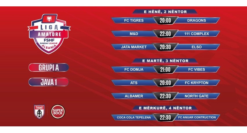 Nis edicioni i ri i 'Sunday League 9×9': 28 skuadra në garë për trofeun nga 2 nëntori