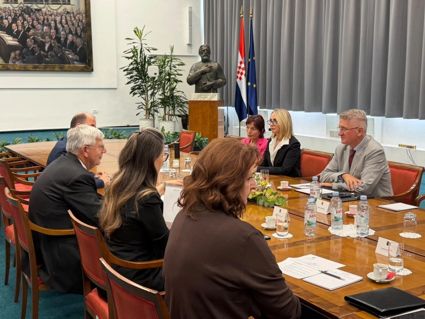 Vizita në Zagreb, Gjekmarkaj diskuton me numrin dy të Kuvendit kroat integrimin dhe sfidat e opozitës