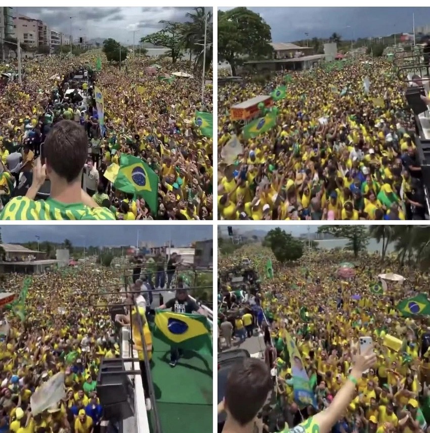 Zgjedhjet në Brazil: Mbështetësit e Flávio Bolsonaros pushtojnë rrugët e Sao Paulos para balotazhit vendimtar