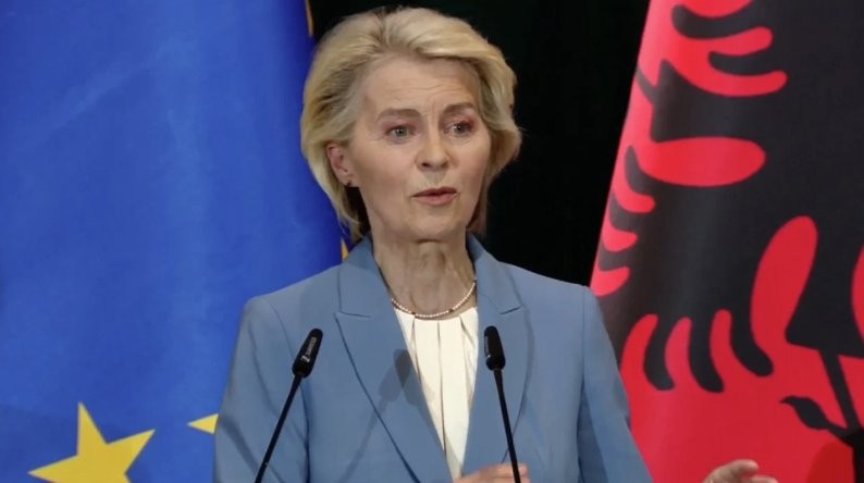 Procesi i anëtarësimit në BE: Von der Leyen veçon Shqipërinë për ritmin e lartë të reformave