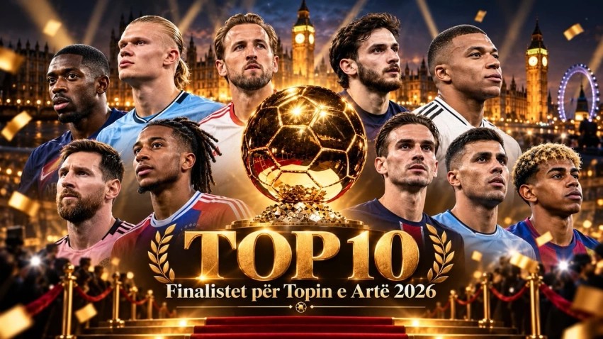 Skandal para ceremonisë: Faqja zyrtare nxjerr gabimisht fituesit e Topit të Artë 2026, zbardhen 10 finalistët