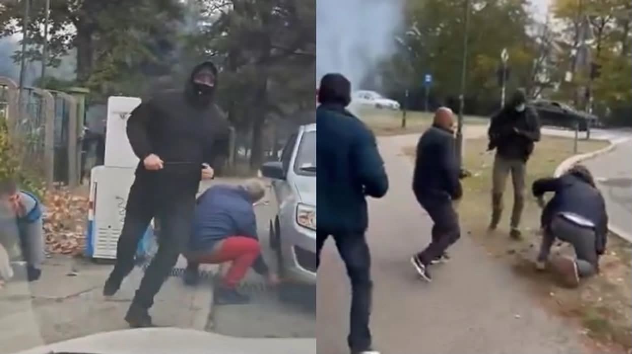 Kriza zgjedhore në Serbi: Persona të maskuar sulmojnë të rinjtë pranë një qendre votimi në Pançevë