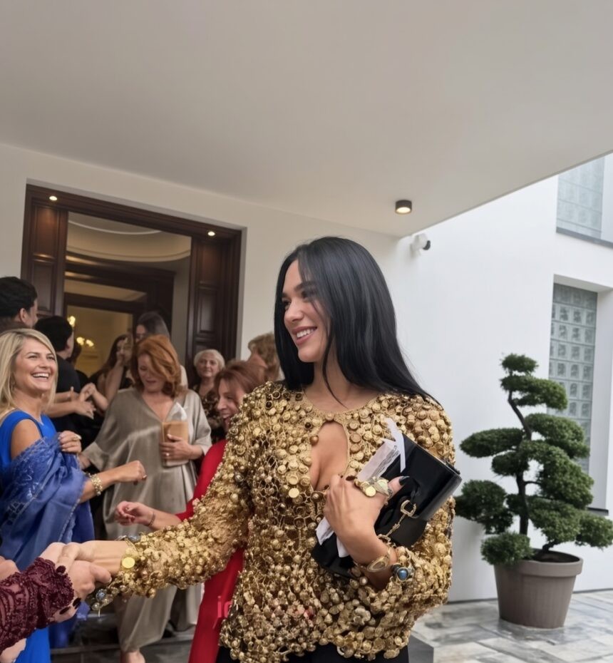 Në qendër të vëmendjes: Dua Lipa, e pranishme në një gëzim familjar në qytetin e Pejës
