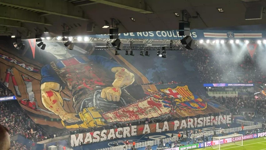 Barcelona kërkon masa ndaj PSG-së: Banderola skandaloze në Paris shkakton reagimin e katalanasve
