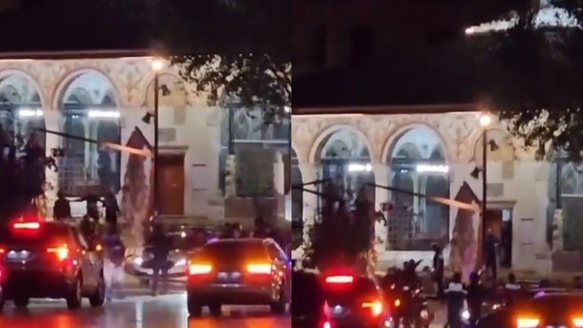 Trazirat në Tiranë: Policia ndërhyn me dhunë dhe shoqëron protestuesit pranë xhamisë Et’hem Beu