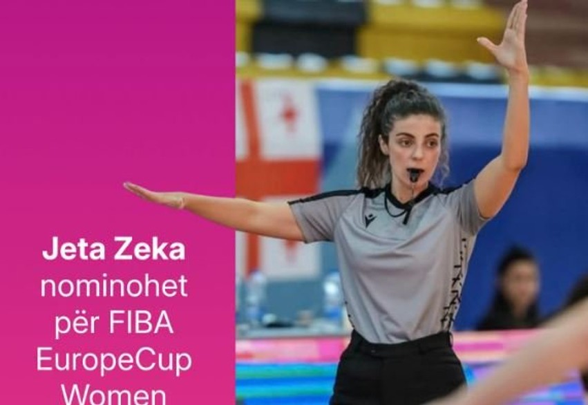 Historike për basketbollin e Kosovës: Jeta Zeka zgjidhet gjyqtarja e parë në FIBA EuroCup