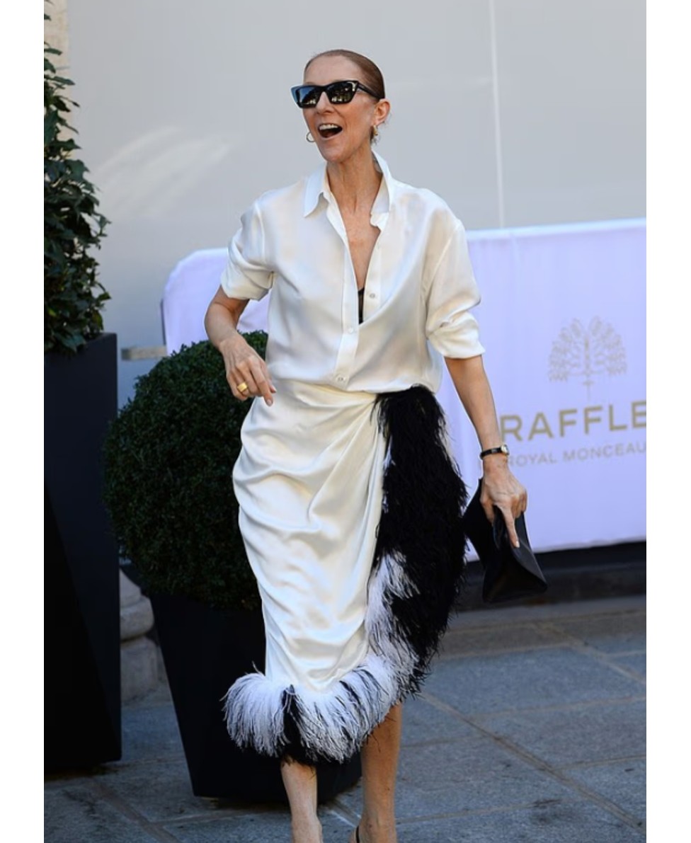 Elegancë në zemër të Parisit: Celine Dion tërheq të gjitha vëmendjet me pamjen e saj unike para koncertit