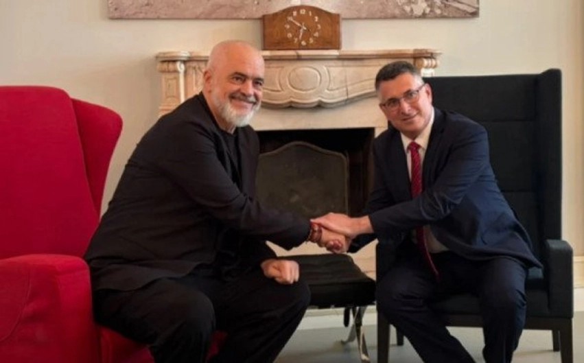 Kryeministri Rama pret në takim ministrin e Jashtëm të Izraelit, Gideon Sa’ar lëvdata të forta për Shqipërinë