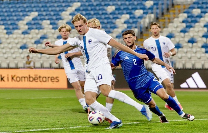 Pjesa e parë përfundon me epërsi: Kosova U21 në avantazh ndaj Finlandës