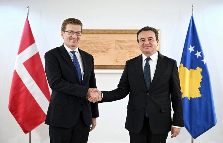 Kurti kërkon ndihmën e Danimarkës për rrugën e Kosovës drejt Bashkimit Evropian
