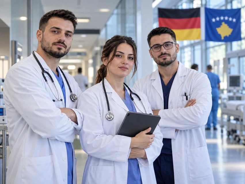 Sistemi shëndetësor gjerman mbështetet gjithnjë e më shumë te bluzat e bardha nga Kosova: Shifra shënon rritje prej 24%