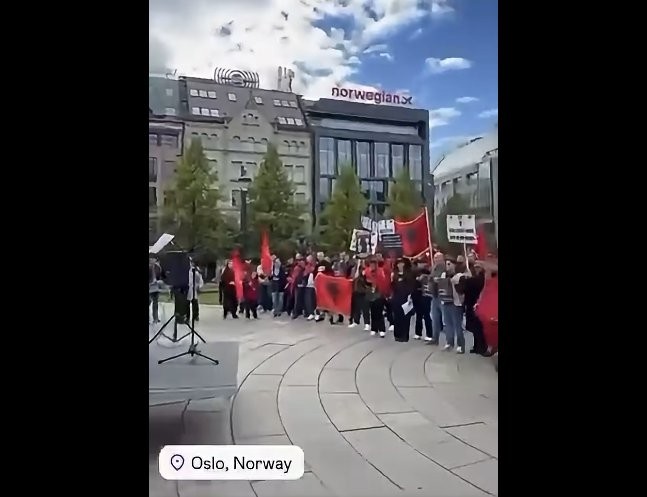 Tubim madhështor në Oslo: Diaspora shqiptare ngrihet në mbrojtje të ish-drejtuesve të UÇK-së