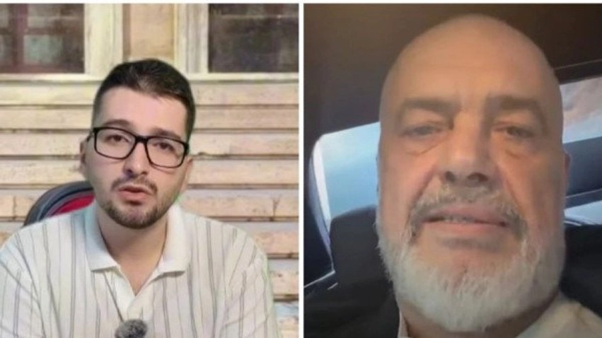 ​Debati virtual gjatë udhëtimit për në Budva, Rama përballet me argumentet e një studenti protestues