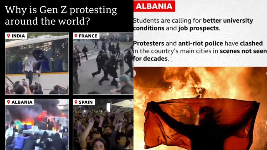 Vala e revoltave të të rinjve përfshin botën: Nga Franca te Shqipëria, cilat janë shqetësimet e “Gjeneratës Z”?