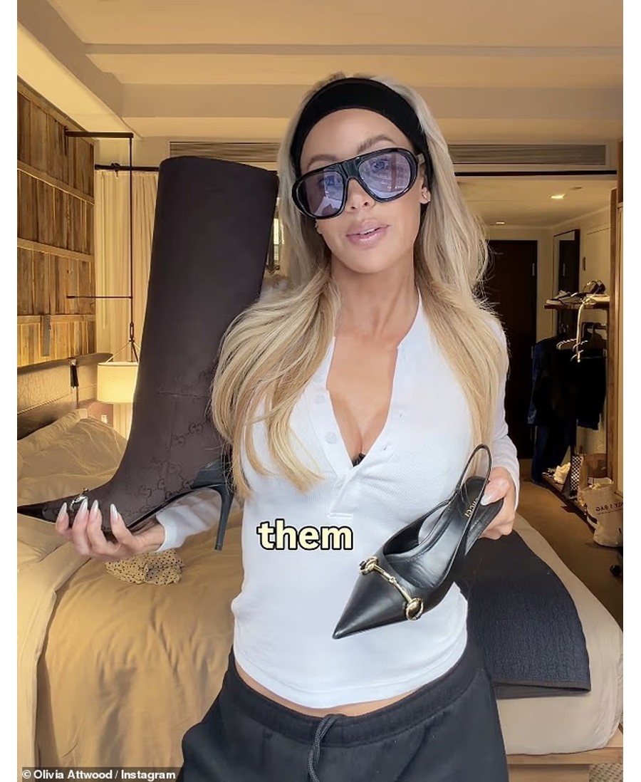 Shpenzimi luksoz i Olivia Attwood në Nju Jork: 2,500 paund për këpucët e reja të markës 'Gucci'