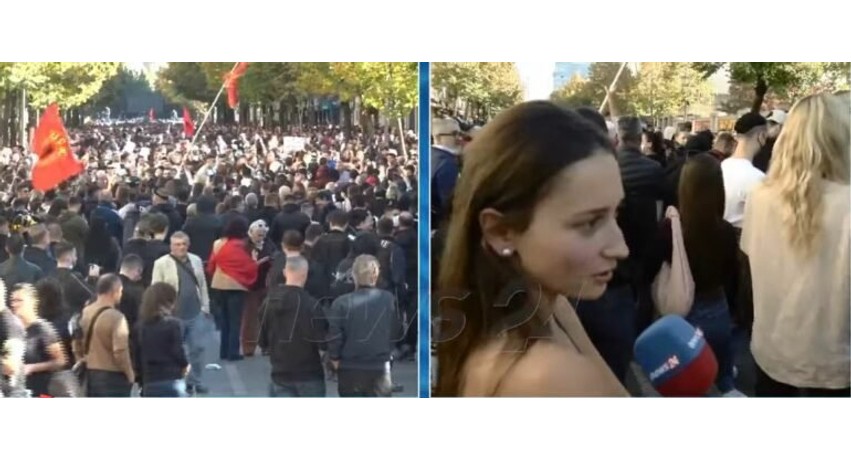 “Ose ne, ose ai”: Studentët në protestë kërkojnë largimin e kryeministrit dhe akuzojnë policinë për nxitje të dhunës