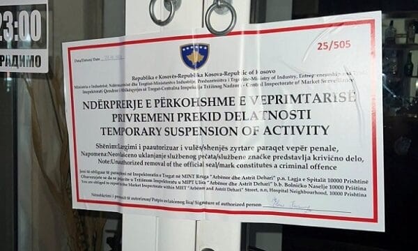 Aksion në veri: Mbyllen shtatë biznese dhe shqiptohen gjoba për shkelje ligjore