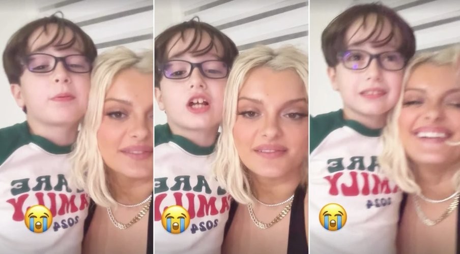 “Ishalla i gjejmë një burrë!” – Biseda e ëmbël në shqip mes Bebe Rexhës dhe kushëririt të vogël bëhet virale