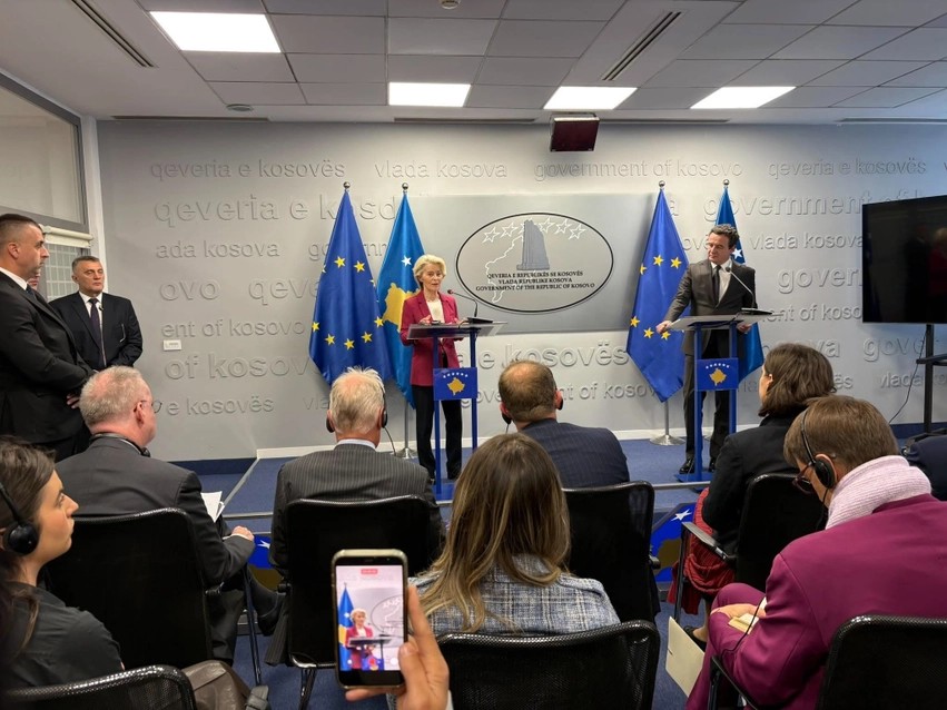 Von der Leyen kërkon hapa të shpejtë për zgjedhjen e presidentit dhe thekson rëndësinë e stabilitetit për rrugën drejt BE-së