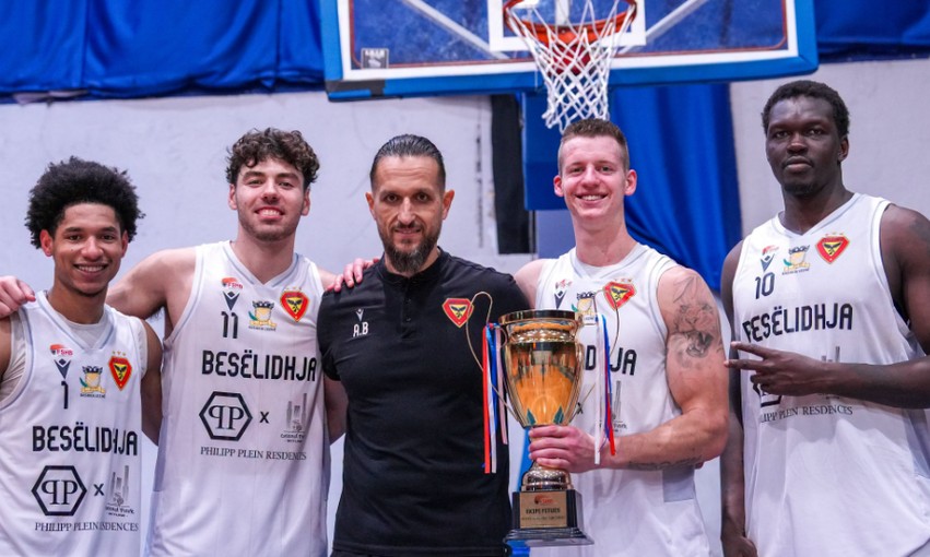 Besëlidhja shkëlqen në parket: Lezhjanët rrëmbejnë Superkupën e Shqipërisë në basketboll
