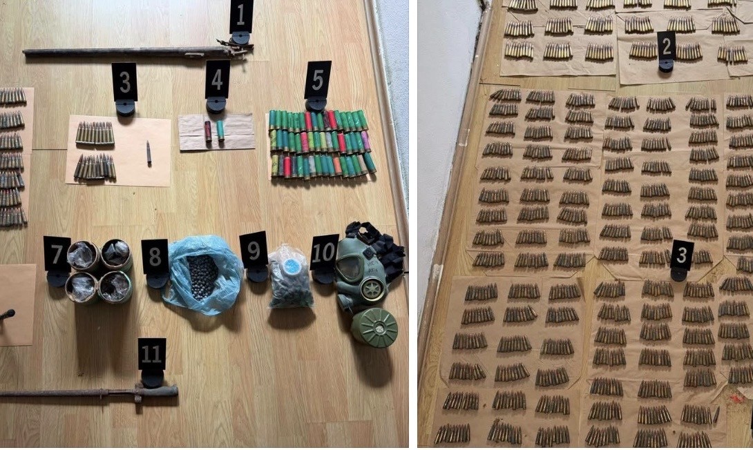 Arsenal armësh dhe granata dore të sekuestruara në Zubin Potok, policia në kërkim të përgjegjësve