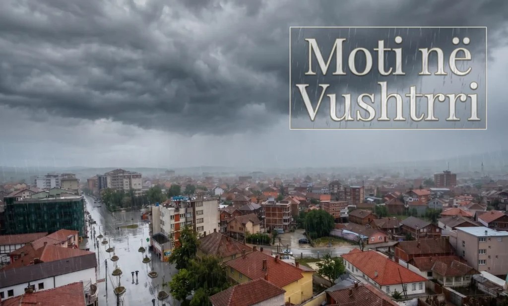 Vushtrria nën ndikimin e reshjeve të shiut: Ja çfarë moti pritet për ditën e premte