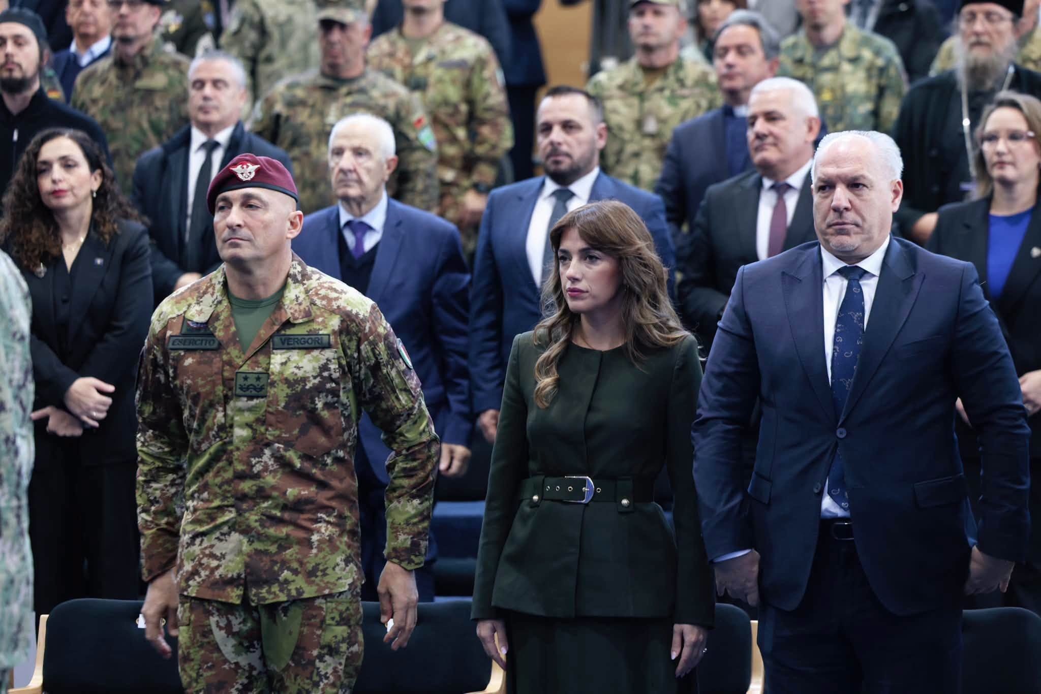 Ceremonia e KFOR-it në Kosovë, Haxhiu: Bashkëpunimi me NATO-n, themel i sigurisë sonë kombëtare