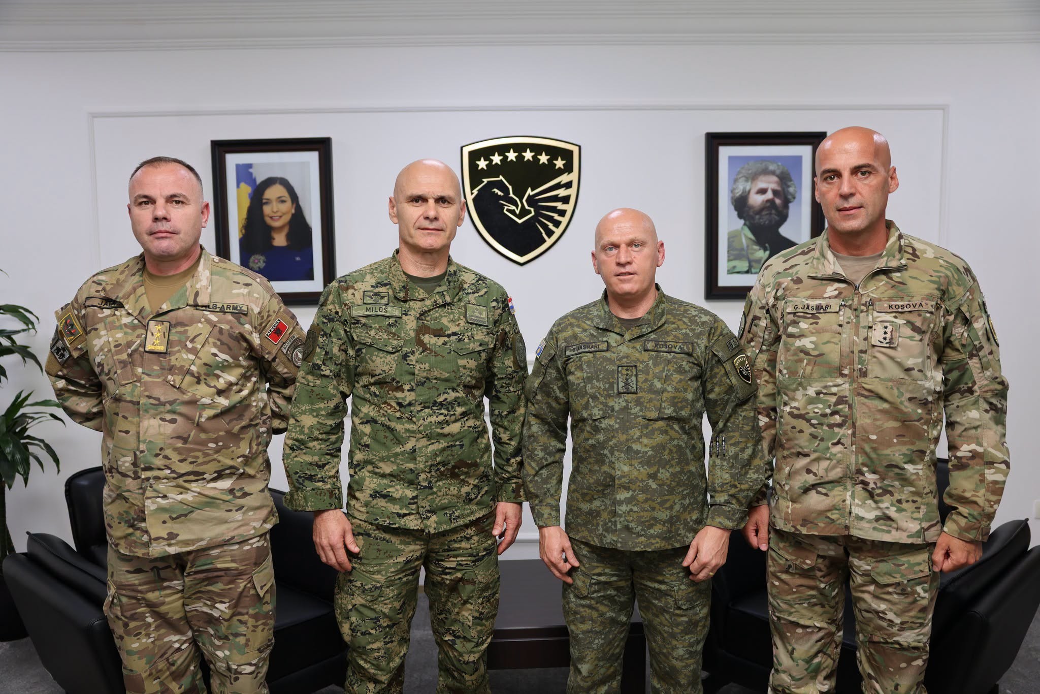 Bashkëpunim ushtarak: Gjenerallejtënant Bashkim Jashari takon krerët e forcave speciale të Shqipërisë dhe Kroacisë