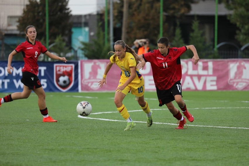 Turneu UEFA Development / Shqipëria U-15 e vajzave pëson humbje të thellë ndaj Rumanisë