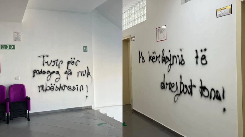 Pakënaqësitë e studentëve të Durrësit kalojnë në muret e kampusit: Mesazhe të forta drejtuar stafit akademik