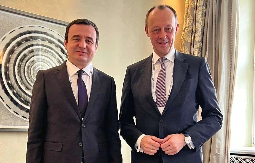 Kancelari gjerman Friedrich Merz i uron mandatin e ri kryeministrit Albin Kurti