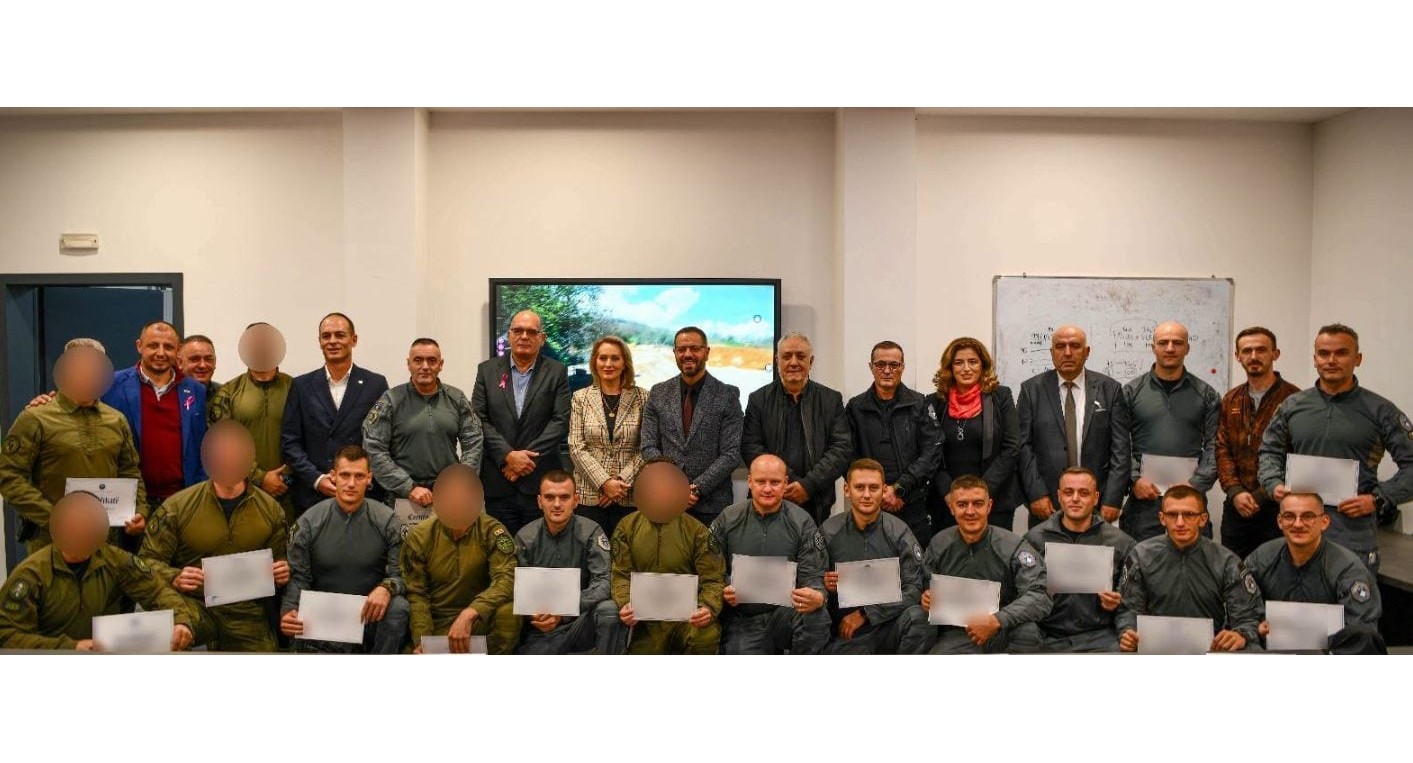 Përmbyllja e trajnimit mjekësor: 18 pjesëtarë të Njësive Speciale të Policisë pajisen me certifikata